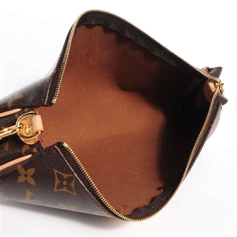 louis vuitton vintage monogram clutch with metal loop|louis Vuitton Monogram eva clutch.